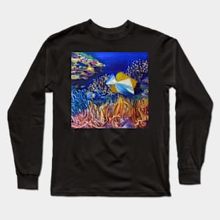 Ocean Underwater Painting Long Sleeve T-Shirt